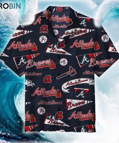 Mlb Atlanta Braves Vintage Hawaiian Shirt Mlb Atlanta Braves Vintage Hawaiian Shirt