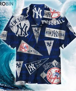 Mlb New York Yankees Vintage Hawaiian Shirt
