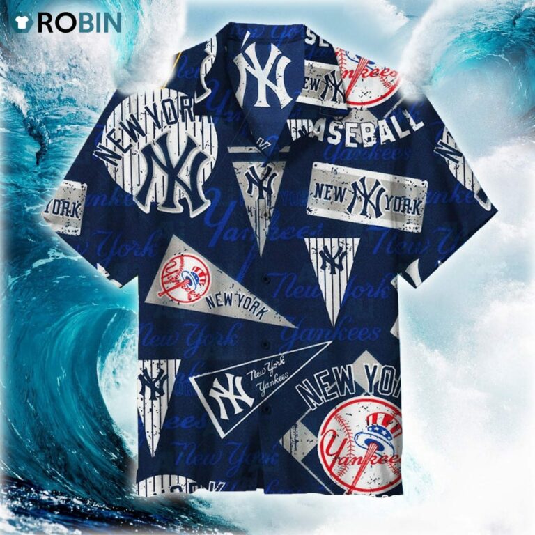 Mlb New York Yankees Vintage Hawaiian Shirt