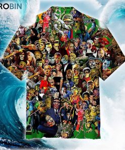 Monster Art Famous Monsters of Filmland Hawaiian Shirt