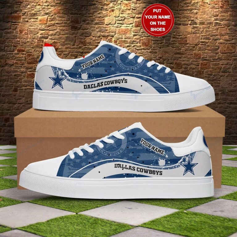 American Flag Dallas Cowboys Stan Smith Shoes, Gift for NFL fans