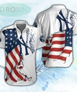 American Flag New York Yankees Grunge Hawaiian Shirt For Men and Women American Flag New York Yankees Grunge Hawaiian Shirt For Men and Women