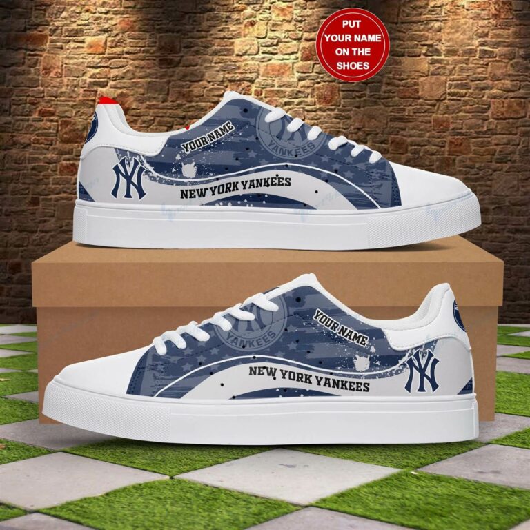 American Flag New York Yankees Stan Smith Shoes, Gift for MLB fans