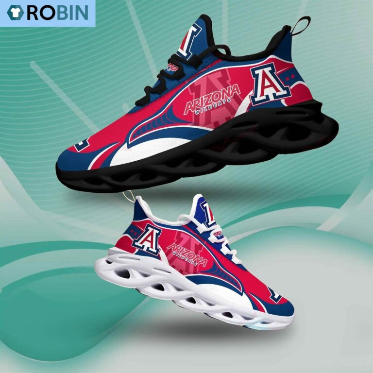 Arizona Wildcats Chunky Sneakers, NCAA Shoes Gift For Fans