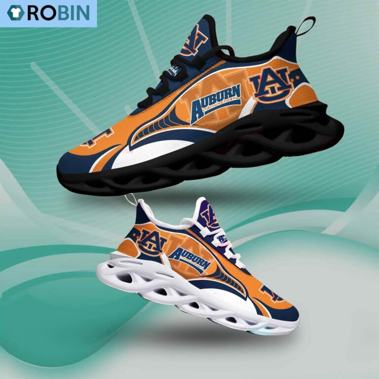 Auburn Tigers Sport Shoes, NCAA Shoes Gift For Fans