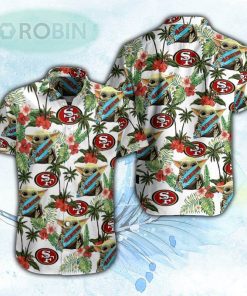 Baby Yoda Tropical San Francisco 49ers Hawaiian Shirt For Men and Women