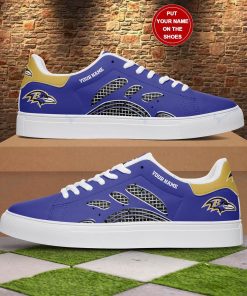 Baltimore Ravens Football Stan Smith Shoes, Gift for NFL fans