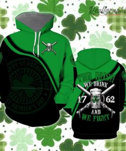 Beer St Patrick’s Day Hoodie Over Print Hoodie