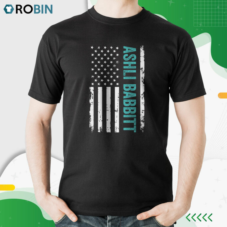 Ashli Babbitt Shirt Patriotic Awareness Rip Us Flag Shirt