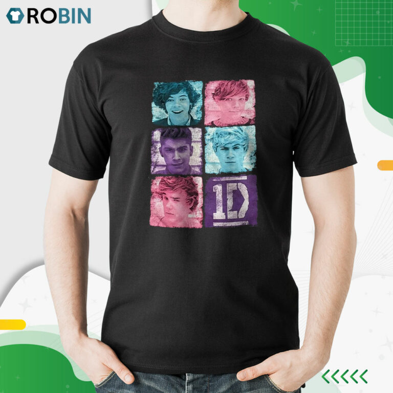 1D One Direction Member Art Shirt