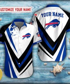 Buffalo Bills Football Logo Short Sleeve Hawaiian Shirt
