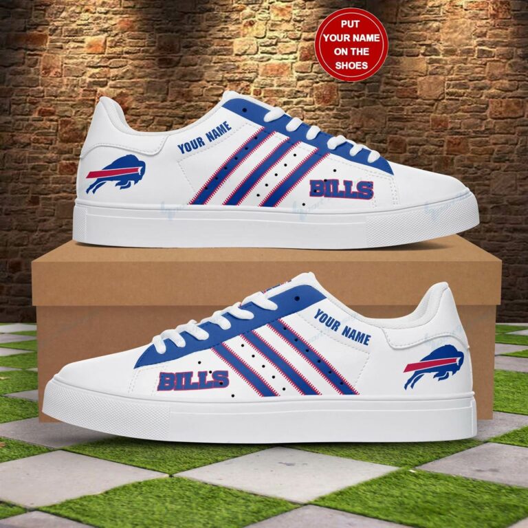 Buffalo Bills Logo Custom Stan Smith Shoes, Gift for Bills fans