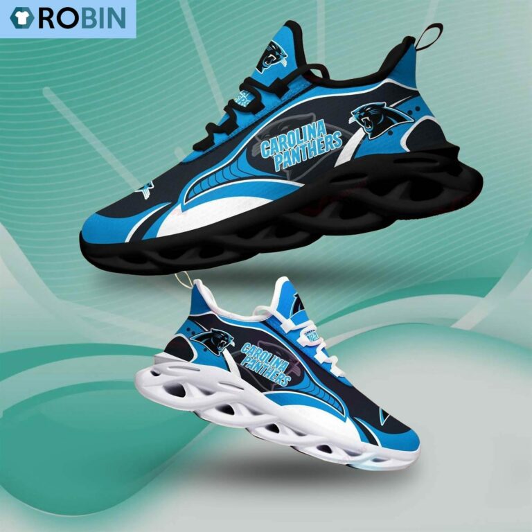 Carolina Panthers Sport Shoes, NFL Gift For Fans
