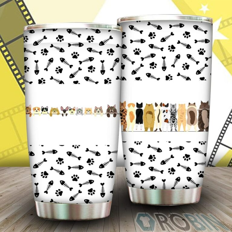 Cats And Their Backs Tumbler