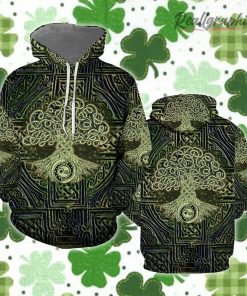 Celtic Tree Of Life Irish St Patrick’s DayAll Over Print Hoodie