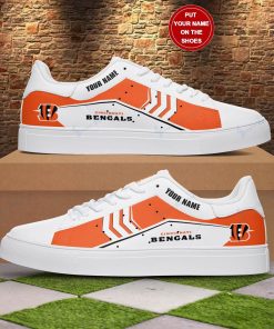 Cincinnati Bengals Logo Stan Smith Shoes, Gift for NFL fans Cincinnati Bengals Logo Stan Smith Shoes, Gift for NFL fans