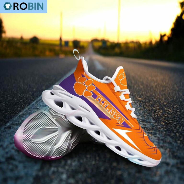 Clemson Tigers Chunky Sneakers, NCAA Sneakers Gift For Fans