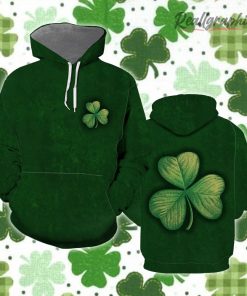 Clover Irish St.Patrick Day All Over Print Hoodie