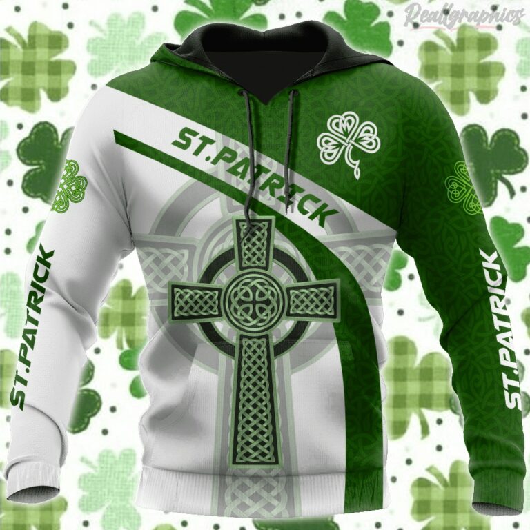 Cross St.Patrick Day All Over Print Hoodie