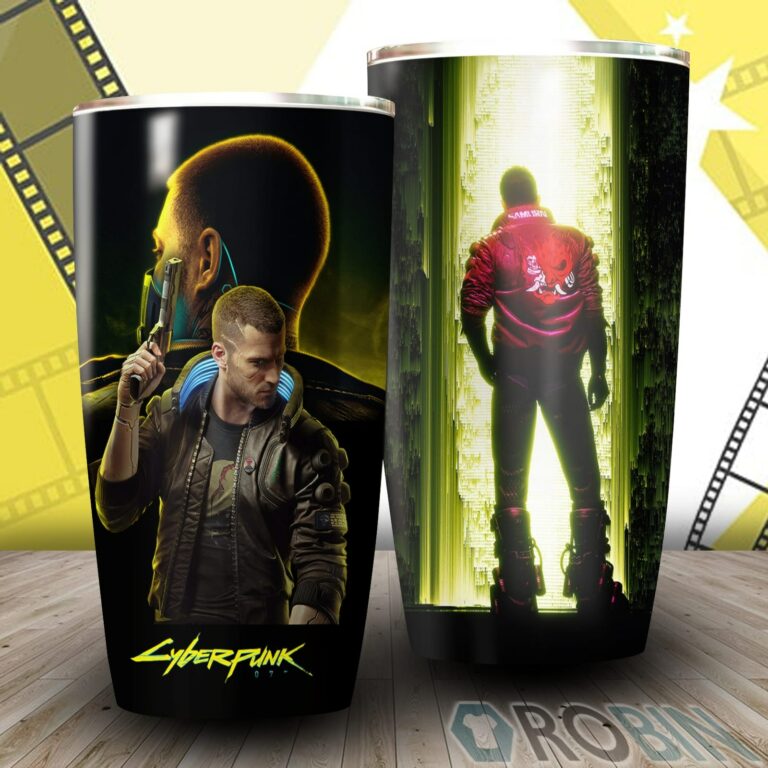 Cyberpunk 2077 Video Game Insulated Stainless Steel Tumbler