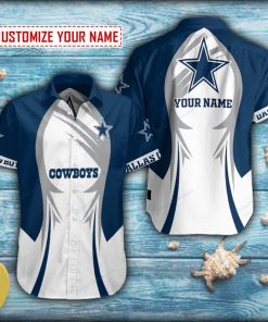 Dallas Cowboys Football Logo Short Sleeve Hawaiian Shirt