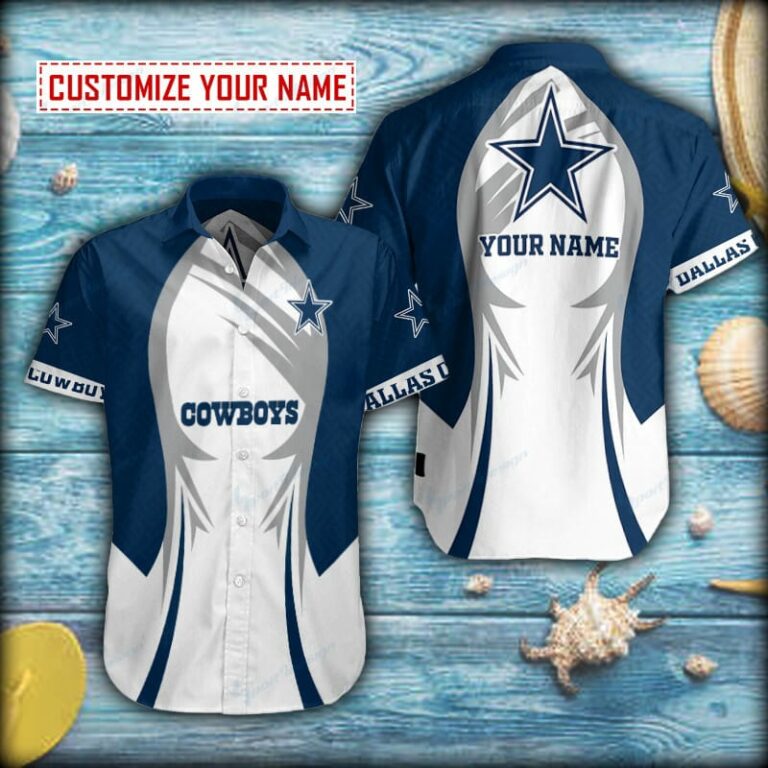 Dallas Cowboys Football Logo Short Sleeve Hawaiian Shirt