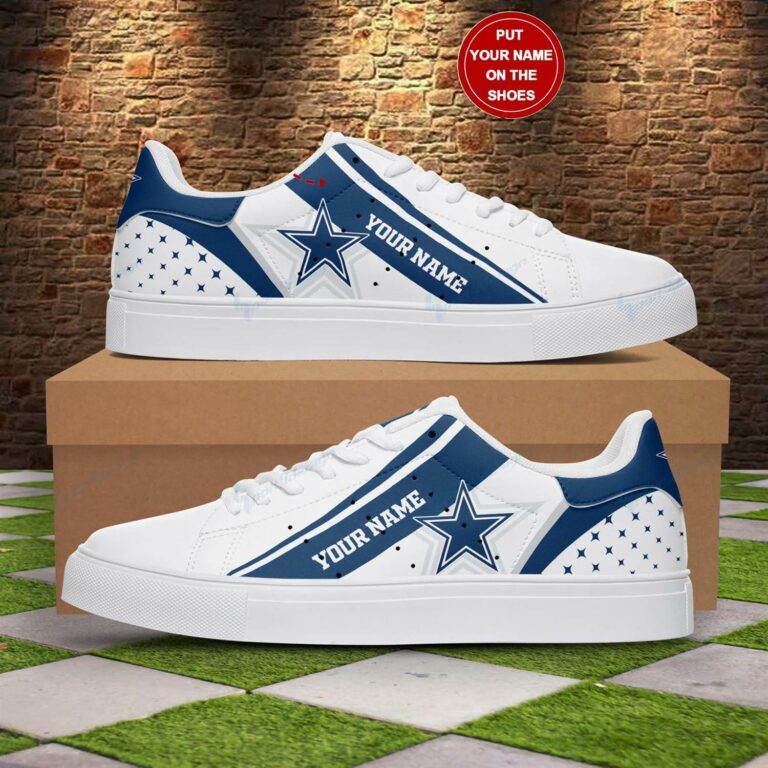 Dallas Cowboys Logo Stan Smith Shoes, Gift for NFL fans