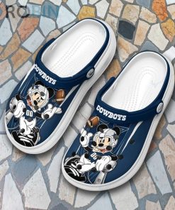 Dallas Cowboys Mickey Clog Custom Crocs Style