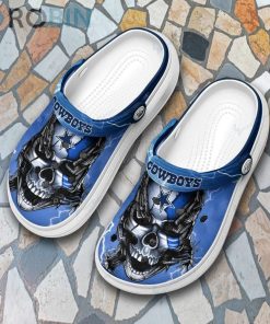 Dallas Cowboys Skull Clog Custom Crocs Style