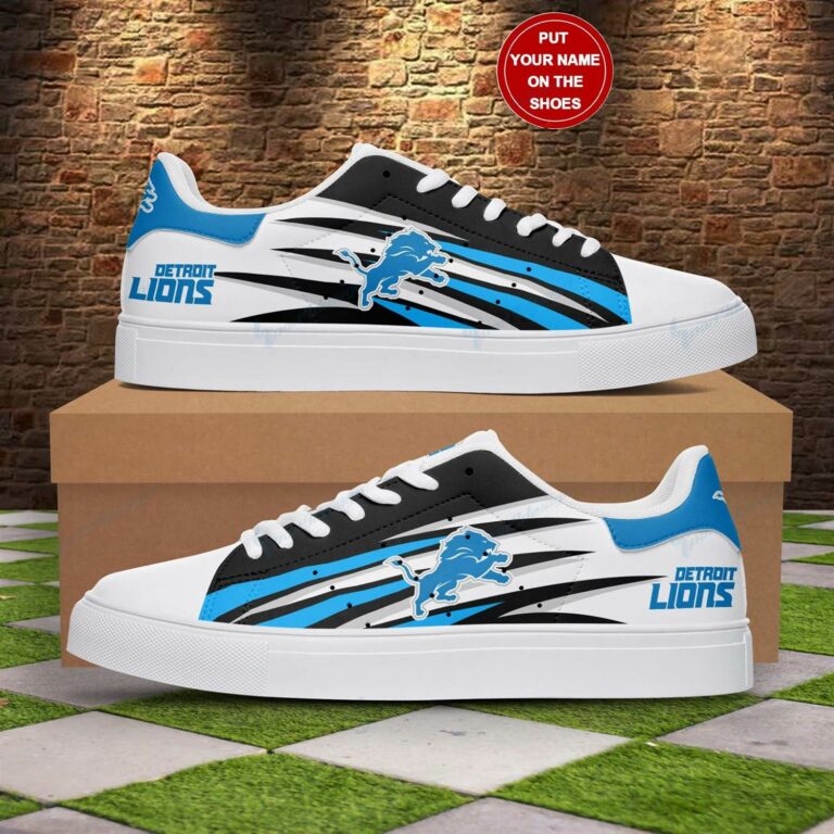 Detroit Lions Logo Stan Smith Shoes, Gift for NFL fans