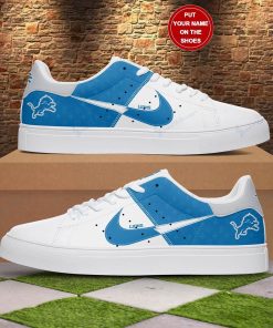 Detroit Lions Nike Logo Stan Smith Shoes, Gift for NFL fans Detroit Lions Nike Logo Stan Smith Shoes, Gift for NFL fans