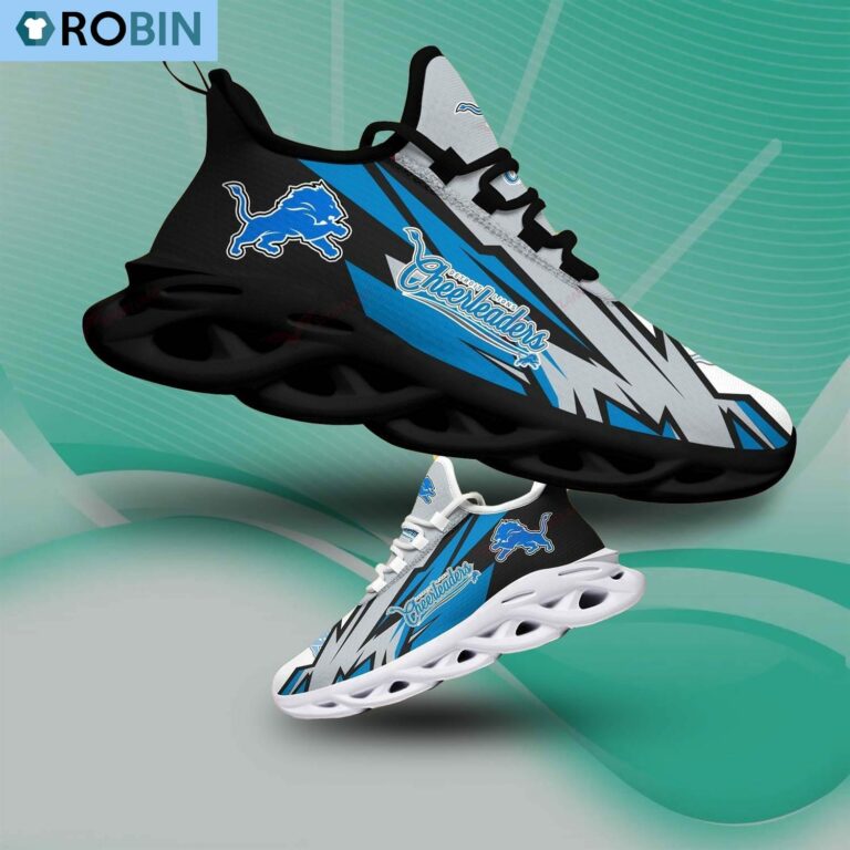 Detroit Lions Sport Shoes, NFL Gift For Fans