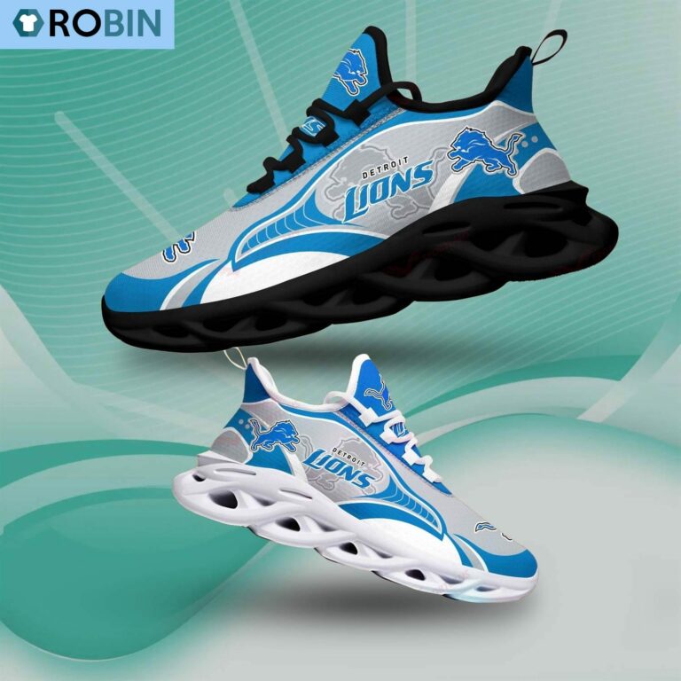 Detroit Lions Sport Shoes, NFL Shoes Gift For Fans