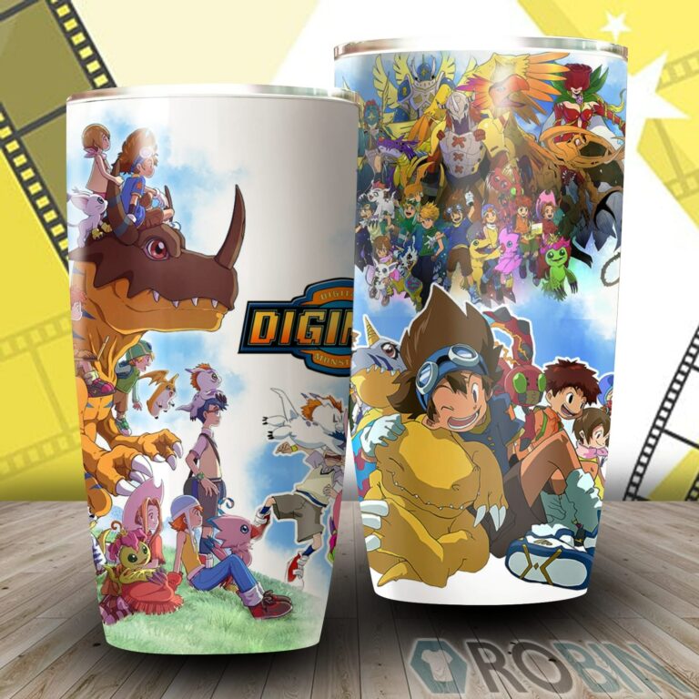 Digimon Video Game Insulated Stainless Steel Tumbler