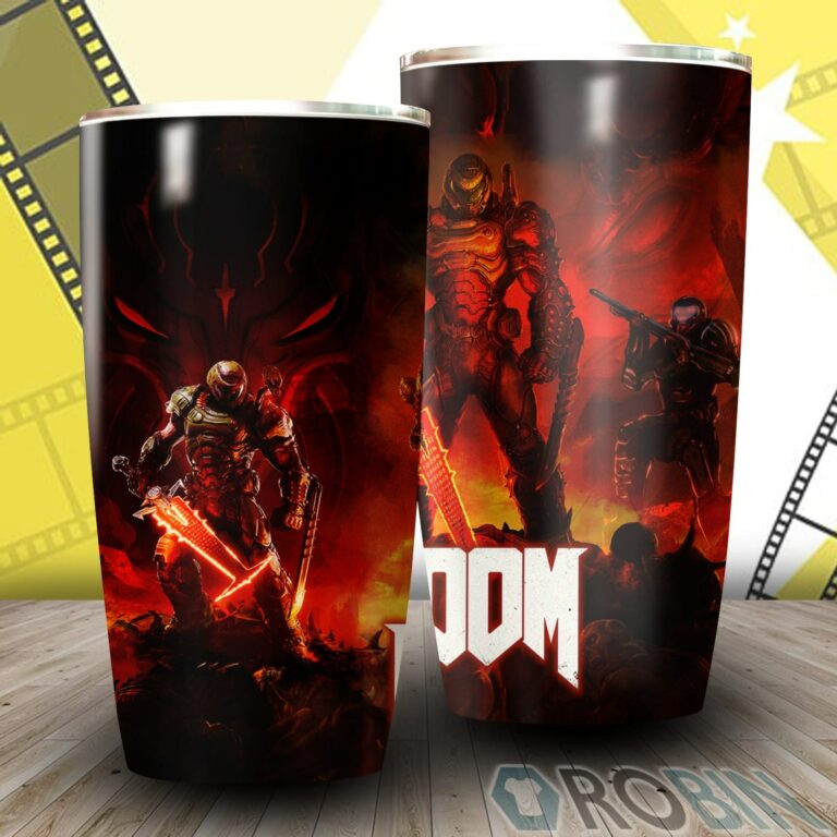 Doom Video Game Insulated Stainless Steel Tumbler