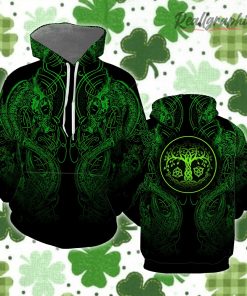 Dragon Irish St Patrick’s Day All Over Print Hoodie