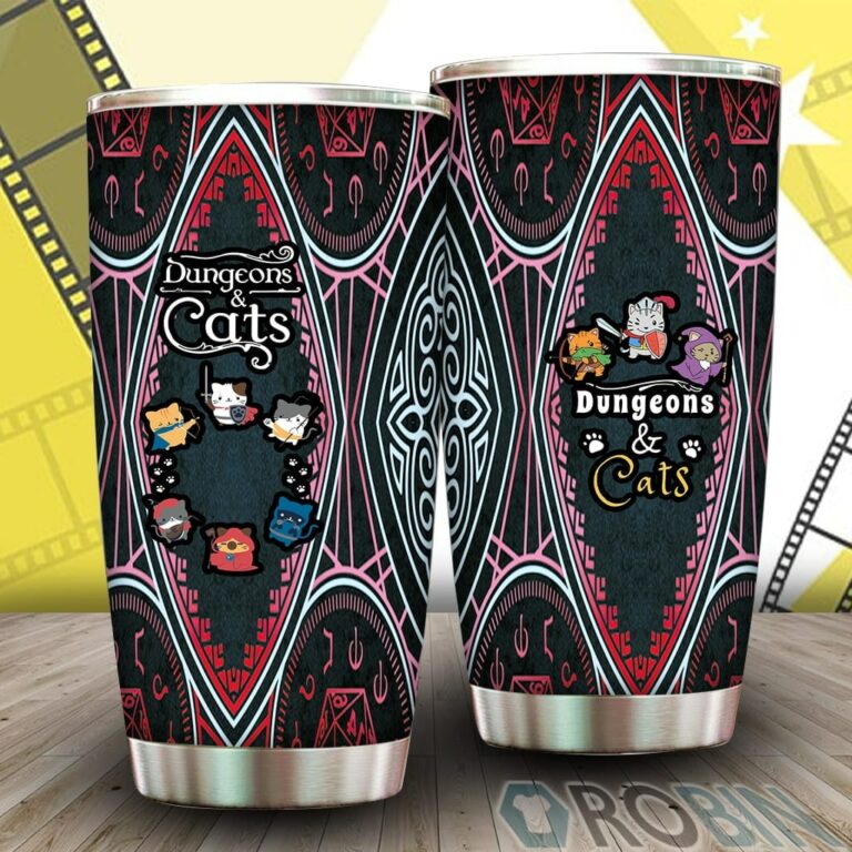 Dungeons And Cats Tumbler