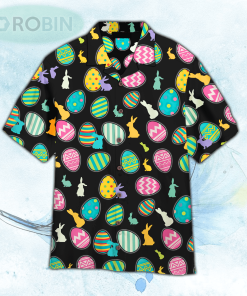 Easter Day Bunny Pattern Hawaiian Shirt For Men and Women