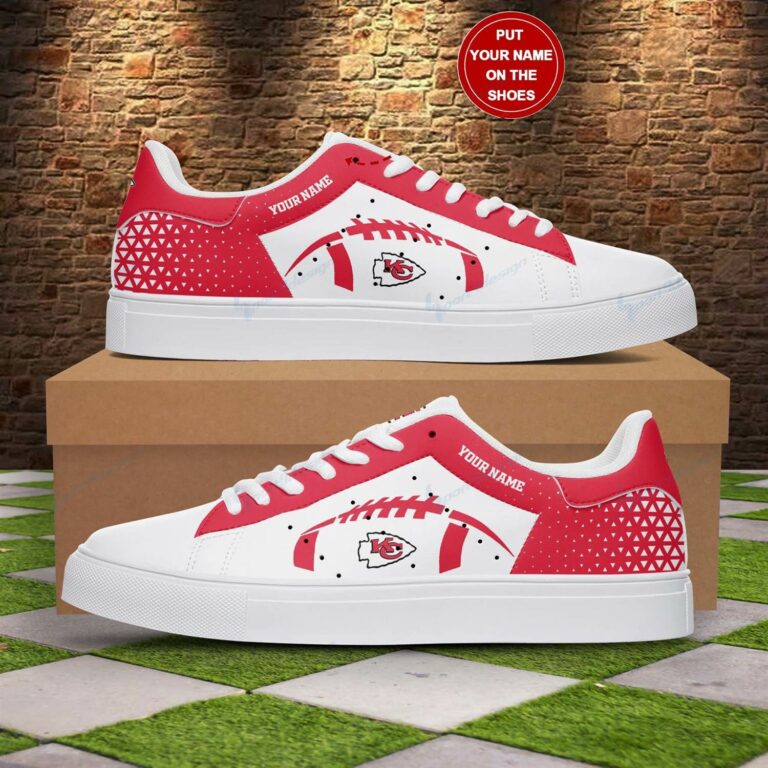 Kansas City Chiefs Custom Stan Smith Shoes, Gift for NFL fans