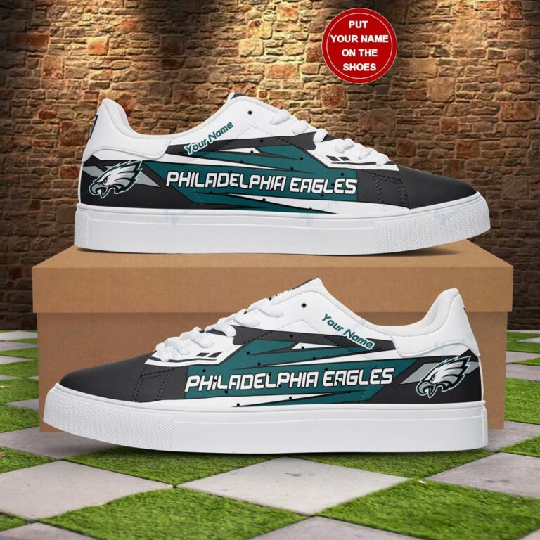 Philadelphia Eagles Logo Stan Smith Shoes, Gift for NFL fans