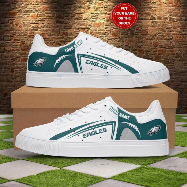 Philadelphia Eagles Stan Smith Shoes, Gift for Eagles Football fans