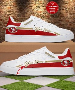 San Francisco 49ers Logo Stan Smith Shoes, Gift for 49ers fans