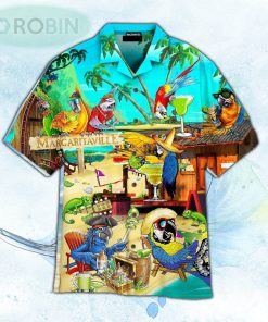 Funny Parrot In Summer Beach Party Hawaiian Shirt For Men and Women