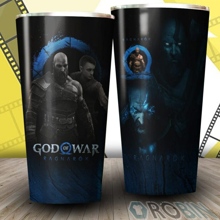 God Of War Ragnarok Video Game Insulated Stainless Steel Tumbler
