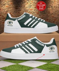 Green Bay Packers Logo Stan Smith Shoes, Gift for NFL fans