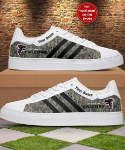 Camouflage Atlanta Falcons Stan Smith Shoes, Gift for NFL fans