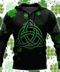 Happy Irish St Patrick’s Day Hoodie Over Print Hoodie