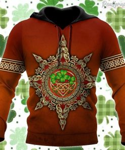 Happy Saint Patrick Day All Over Print Hoodie