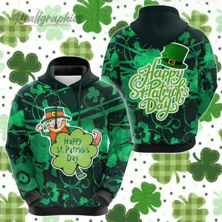 Happy St Patrick’s Day Irish Saint Patrick Day All Over Print Hoodie