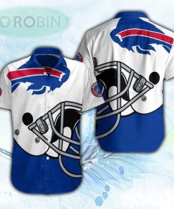 Helmet Buffalo Bills Logo Hawaiian Shirt For Men and Women
